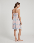100% Mulberry Silk Watercolor Print Suspender Dress – Lightweight, Breathable & Luxuriously Soft