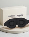 3D Contoured Sleep Mask – Light-Blocking & Lash-Friendly | Silken & Dreams