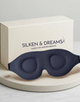 3D Contoured Sleep Mask – Light-Blocking & Lash-Friendly | Silken & Dreams