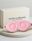 3D Contoured Sleep Mask – Light-Blocking & Lash-Friendly | Silken & Dreams