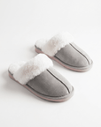Warm Faux Suede Fur Slippers for Women – Fluffy Indoor Home Slides