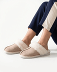 Warm Faux Suede Fur Slippers for Women – Fluffy Indoor Home Slides