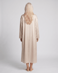 Luxury 100% Silk Nightgown and Robe Set – Soft, Elegant 2-Piece Sleepwear for Women