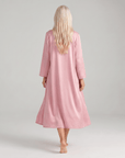 Luxury 100% Silk Nightgown and Robe Set – Soft, Elegant 2-Piece Sleepwear for Women