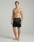 Men’s 100% Mulberry Silk Shorts – Luxurious Lightweight Nightwear