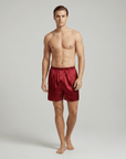 Men’s 100% Mulberry Silk Shorts – Luxurious Lightweight Nightwear