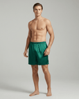 Men’s 100% Mulberry Silk Shorts – Luxurious Lightweight Nightwear