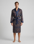 Men’s Robe – Luxurious Paisley Pattern Sleepwear