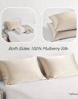 Mulberry Silk Pillowcases – Soft, Breathable, Anti-Frizz Luxury Pillow Covers - Silken & Dreams
