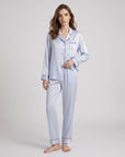 100% Silk Pajama Set for Women – Soft, Breathable, Luxury Sleepwear with Long Sleeves & Pants