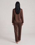 100% Silk Pajama Set for Women – Soft, Breathable, Luxury Sleepwear with Long Sleeves & Pants