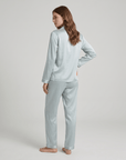100% Silk Pajama Set for Women – Soft, Breathable, Luxury Sleepwear with Long Sleeves & Pants