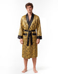 Men’s Robe – Luxurious Paisley Pattern Sleepwear