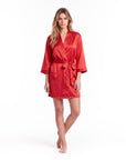 Goddess Silky Satin Robe – Lightweight, Elegant Loungewear for Women with Waist Tie - Silken & Dreams
