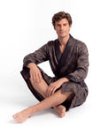 Men’s Robe – Luxurious Paisley Pattern Sleepwear