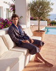 Men’s Robe – Luxurious Paisley Pattern Sleepwear