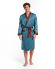 Men’s Robe – Luxurious Paisley Pattern Sleepwear