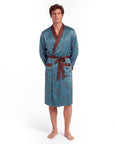 Men’s Robe – Luxurious Paisley Pattern Sleepwear