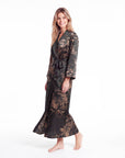 Charlie Satin Night robe – Silky Sleeveless Slip Dress for Women - Silken & Dreams