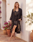Shira Satin Nightdress – Chic Silky Sleepwear with Open Back Design