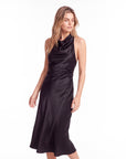 Elegant Sleeveless Midi Dress for Women – Chic Summer Fashion in Solid Color