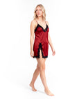 Olivia Lace Trim Nightgown – Elegant Lightweight Sleepwear for Women - Silken & Dreams