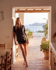 Silk Pajama Set – Short-Sleeved Sleepwear for Women
