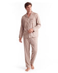 Men’s Pajama Set – Lightweight Long & Short Sleeve Sleepwear for All Seasons