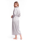 Lace Robes – Bridesmaid and Bride Wedding Long Robe, Elegant Bathrobe and Lingerie Robe for Women