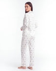 Women's Pajama Set – Soft, Lightweight Sleepwear with Long Sleeve Top & Pants - Silken & Dreams