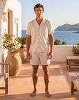 Men’s Long-Sleeve Pajama Set – Two-Piece Plaid Loungewear