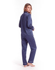 Silk Pajama Set for Women – Soft, Breathable, Luxury Sleepwear with Long Sleeves & Pants