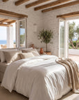 Mulberry Silk Duvet Cover – Seamless, Luxurious, Breathable & Hypoallergenic Bedding for Restful Sleep