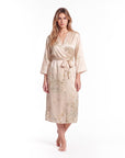 Charlie Satin Night robe – Silky Sleeveless Slip Dress for Women - Silken & Dreams