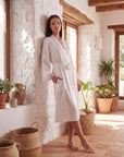Silk Long Robe – Elegant and Comfortable Kimono Gown for Relaxing