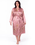 Plus Size Women's Loungewear Robe – Stylish Print, Sexy Fit & Comfortable Casual Sleepwear