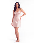 Silk Lace Trim Nightdress – Soft, Lightweight & Elegant Sleepwear