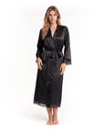Lace Robes – Bridesmaid and Bride Wedding Long Robe, Elegant Bathrobe and Lingerie Robe for Women