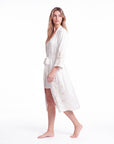 Shira Satin Nightdress – Chic Silky Sleepwear with Open Back Design