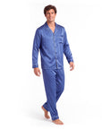 Men’s Pajama Set – Lightweight Long Sleeve Lounge & Sleepwear for Home Comfort
