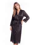 Lace Robes – Bridesmaid and Bride Wedding Long Robe, Elegant Bathrobe and Lingerie Robe for Women