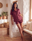 Pajama Set – Short-Sleeved Sleepwear for Women