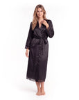 Lace Robes – Bridesmaid and Bride Wedding Long Robe, Elegant Bathrobe and Lingerie Robe for Women