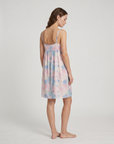 100% Mulberry Silk Watercolor Print Suspender Dress – Lightweight, Breathable & Luxuriously Soft