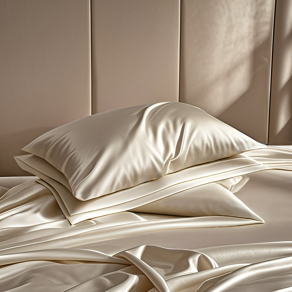 2-Pack Mulberry Silk Pillowcases – Soft, Breathable, Anti-Frizz Luxury Pillow Covers - Silken &amp; Dreams
