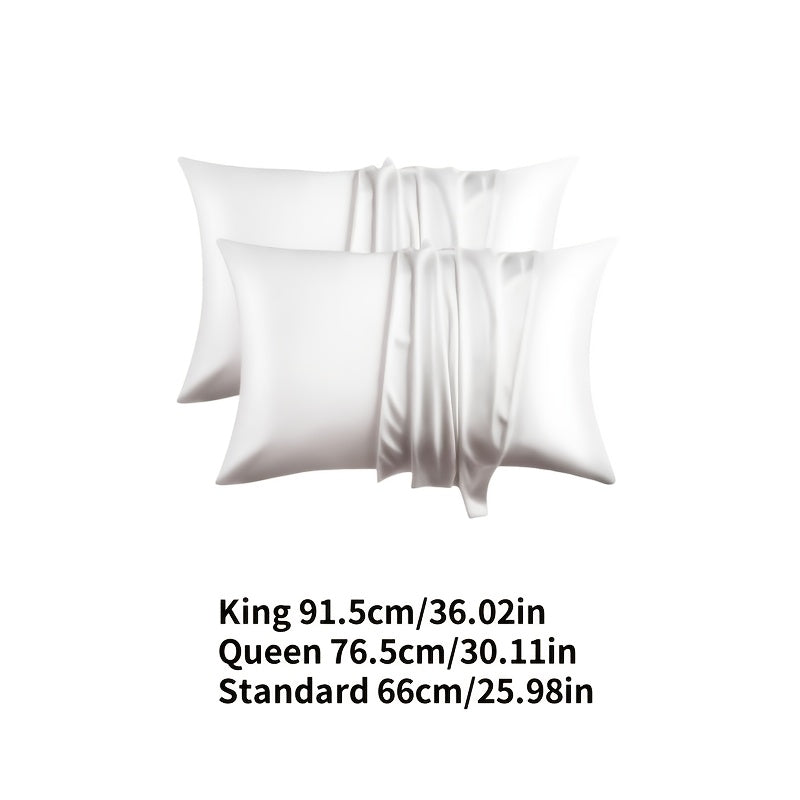 2-Pack Mulberry Silk Pillowcases – Soft, Breathable, Anti-Frizz Luxury Pillow Covers - Silken &amp; Dreams