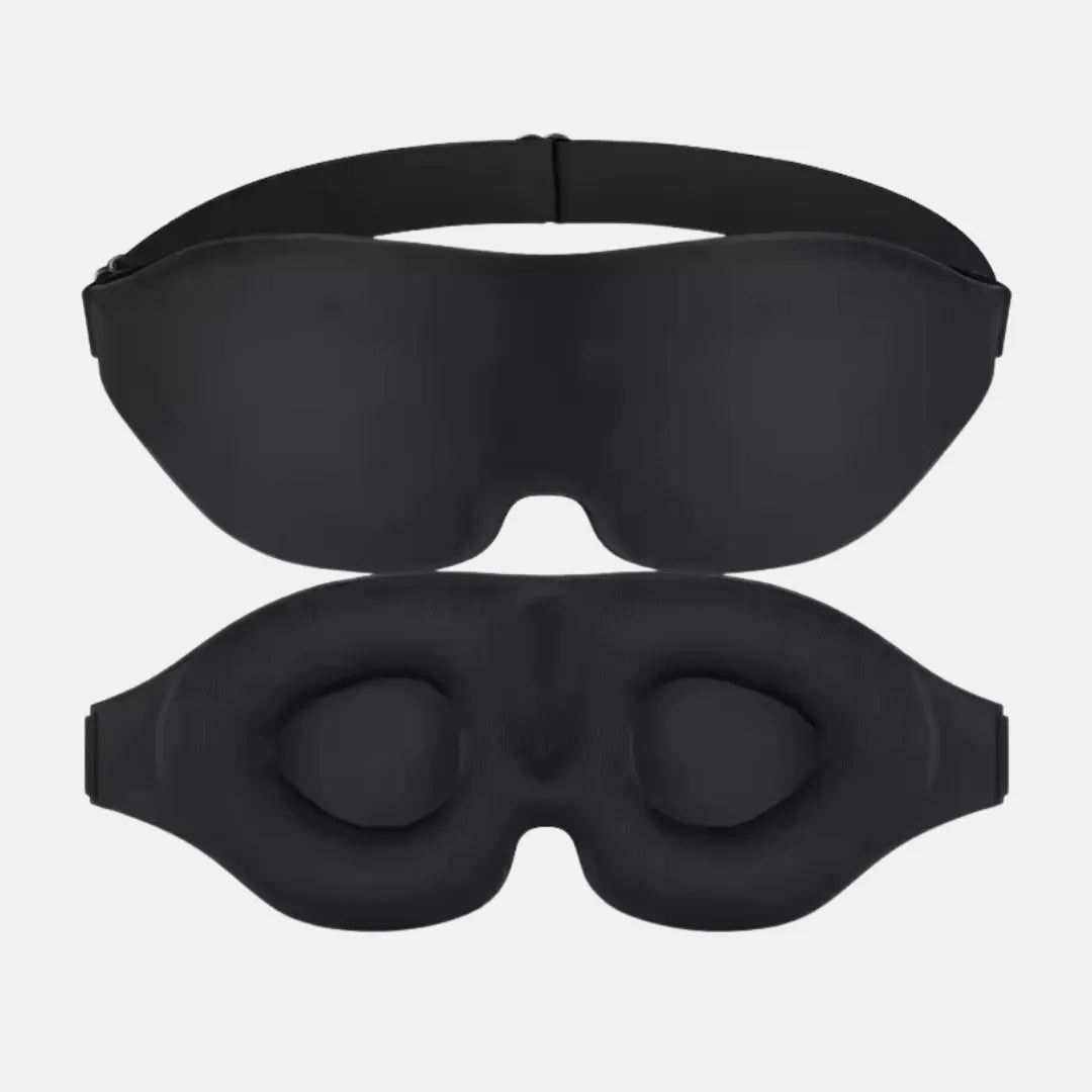 3D Contoured Sleep Mask – Light-Blocking &amp; Lash-Friendly | Silken &amp; Dreams