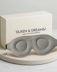 3D Contoured Sleep Mask – Light-Blocking & Lash-Friendly | Silken & Dreams