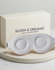 3D Contoured Sleep Mask – Light-Blocking & Lash-Friendly | Silken & Dreams