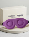 3D Contoured Sleep Mask – Light-Blocking & Lash-Friendly | Silken & Dreams